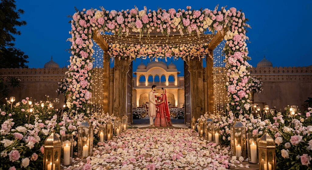 Pinterest Floral Welcome Gate