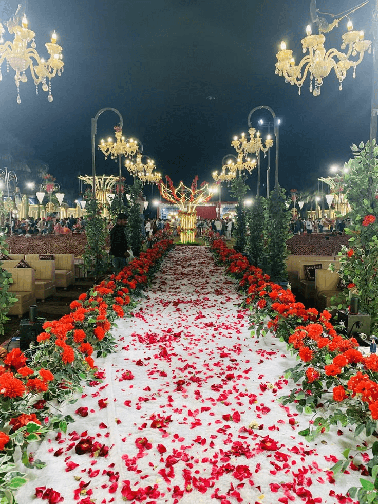 Bridal Entry & Varmala Stage